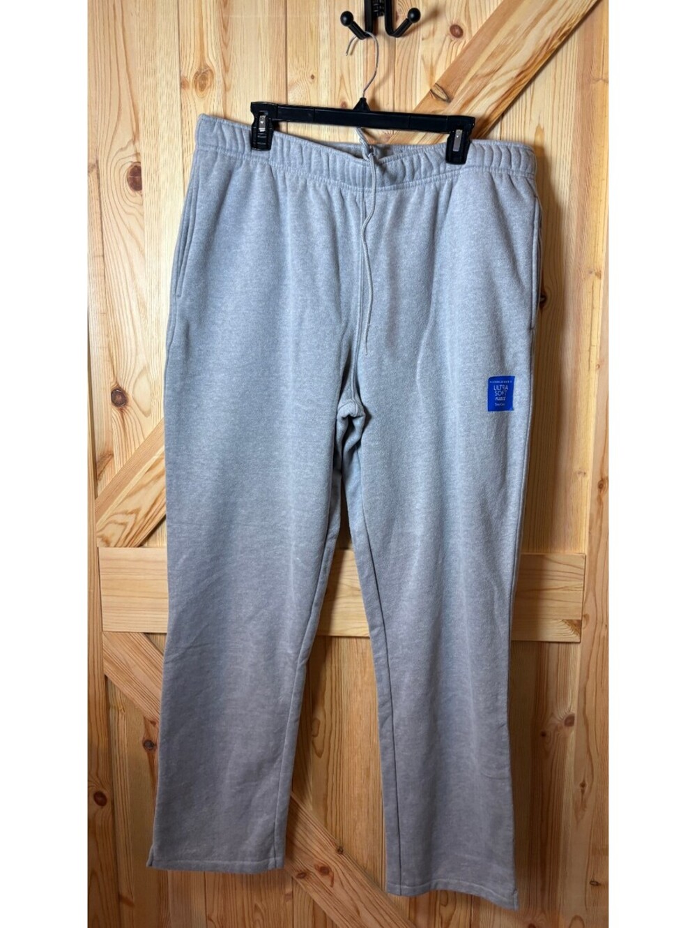 Saddlebred Ultra Soft Fleece Classic Fit Sweatpants XL Light Gray